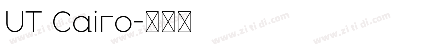 UT Cairo字体转换